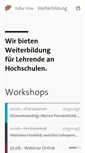 Mobile Screenshot of hdw-nrw.de